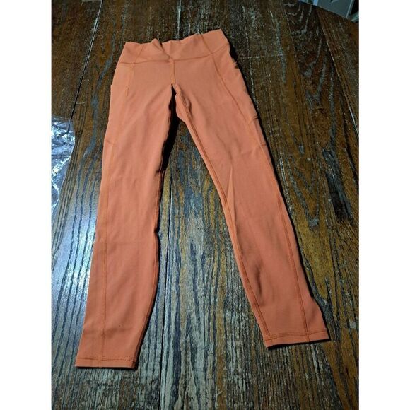 New XS Fabletics Burnt Ochre The Oasis PureLux High Waist Leggings NWOT - Picture 6 of 8